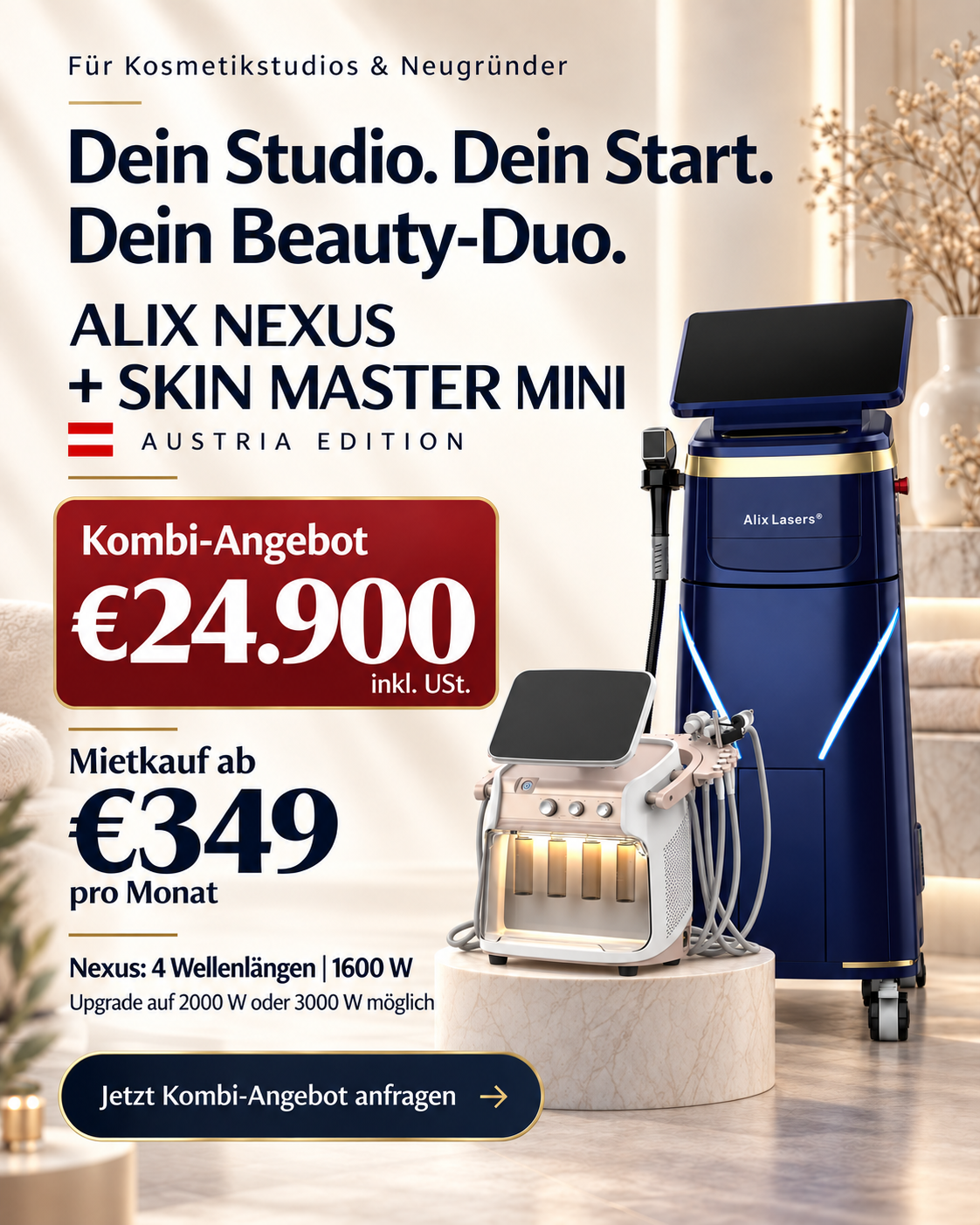 ALIX NEXUS + SKIN MASTER MINI – Kombi-Angebot